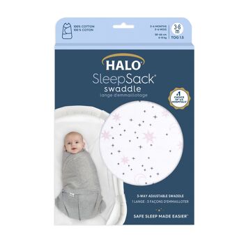 HALO® SleepSack® Lange Midnight Moons Rose 3