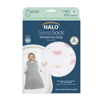 HALO® SleepSack® Sac de couchage Sunshine Rainbows 4