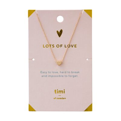 Lots of Love Sliding Heart Necklace | Exclusive Scandinavian design