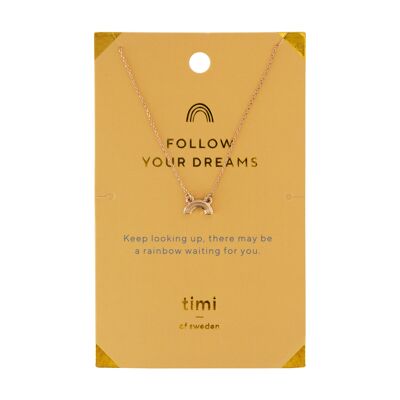 Follow Your Dream Rainbow Necklace | Exclusive Scandinavian design