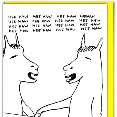 Birthday Card - Funny Everyday Card - HeeHaw