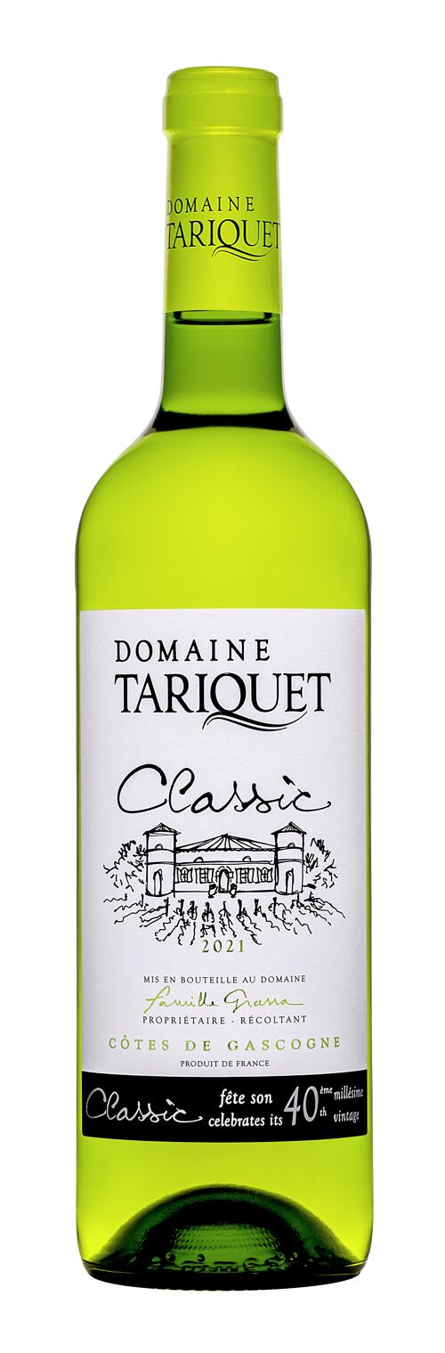 Tariquet Classic - Blanc - 75cl - Château du Tariquet - Famille Grassa - Côtes de Gascogne