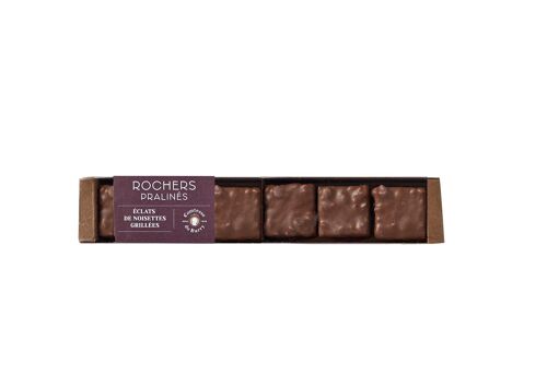 Rochers pralinés éclats de noisettes grillées 80g