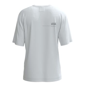T-shirt lichen en blanc 4