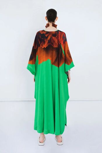 Caftan avec Maxi Floral en Vert 2