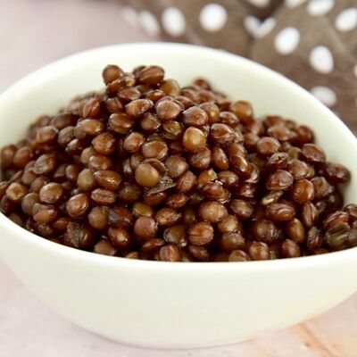 Organic Green Lentils, 600g jar