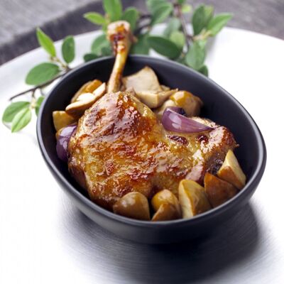 Confit de Canard aux Pommes Sarladaises,  boite 1/2-380g