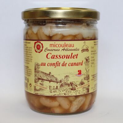 Cassoulet con Confit de Pato tarro 380g