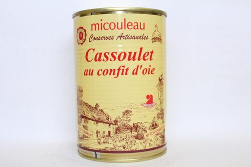 Cassoulet au Confit d'Oie boite 1/2 380g