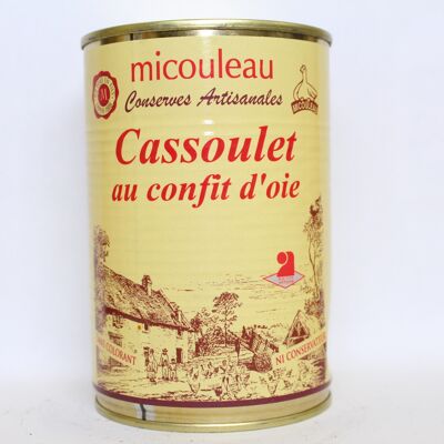 Cassoulet con scatola d'oca confit 1/2 380g