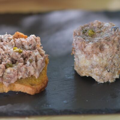 Gourmet terrine with green pepper 90g jar