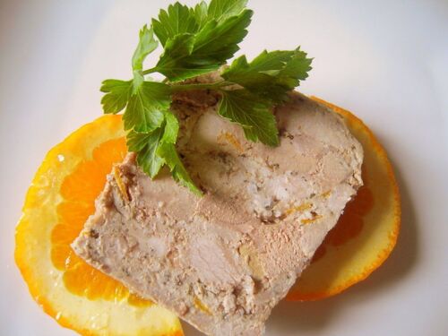 Pâté de Pays à l'Orange boite 1/4, 200g