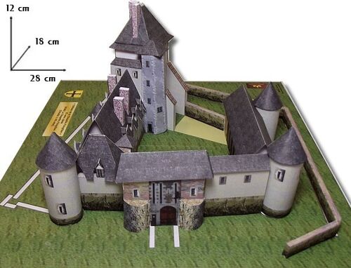 Maquette du Château Chapelle Angillon -18