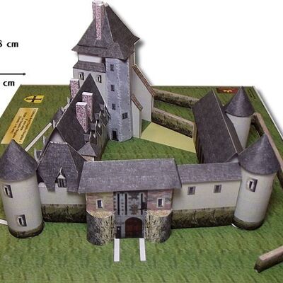 Maquette du Château Chapelle Angillon -18