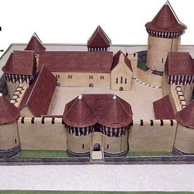 Maquette du Château de Dourdan -91