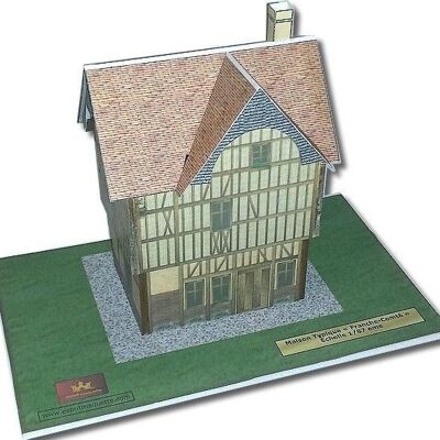 Maquette Chalet Savoyard Tirelire en bois