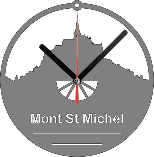 Horloge Murale Mont St Michel -50