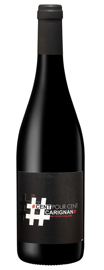 #cent Pour Cent Carignan - Rouge - 75cl - Vignerons de Tautavel Vingrau - Vin de Pays des Côtes Catalanes