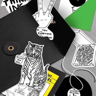 Stickers - Funny Set of 6 Vinyl Stickers (Pack 3)