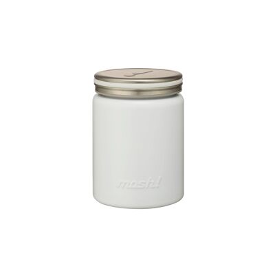 White stainless steel insulated food pot 420 ml - Food Pot / Mosh collection!,Made of high quality food grade stainless steel, contains no toxins or chemicals, will not rust. Eco-responsible and zero waste commitment.