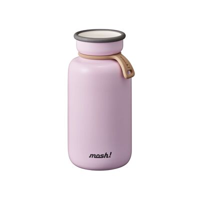 Vintage Pink (Peach) L Stainless Steel Insulated Water Bottle 450ml - Bottle Latte / Mosh Collection! An insulated bottle for hot drinks, coffee/tea/cold drinks, natural water... Eco-responsible commitment, sustainability and zero waste.