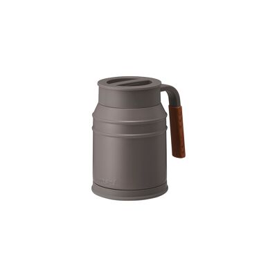 Brown thermos mug 400 ml - Thermal Mug / Mosh Collection!,a 400 ml insulated stainless steel tank for hot drinks, coffee, tea, chocolate / cold drinks, natural water... Eco-responsible commitment, sustainability and zero waste.