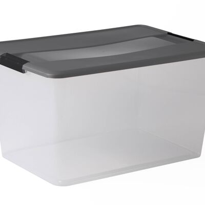 Storage box with clip-on lid A3 format - 48L - 4351004 Kliker Box