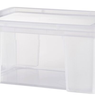 Caja de almacenamiento de 27 litros con tapa con clip - 4004001 Clip'N Store