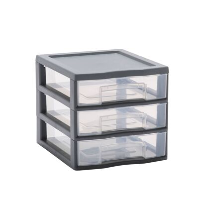 A6 storage tower - 3 drawers with label holder