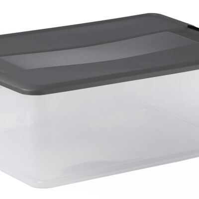 Storage box with clip-on lid A3 format - 35L