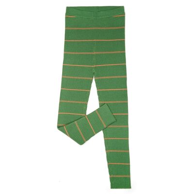 Leggings Basic Riga Verde/Albicocca