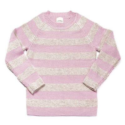 Pull Basic Lilas/Avoine