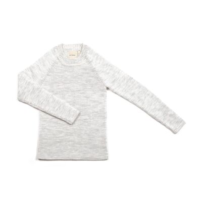 Basic Pullover Pale Grey