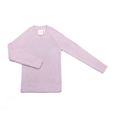 Basic-Pullover Violett