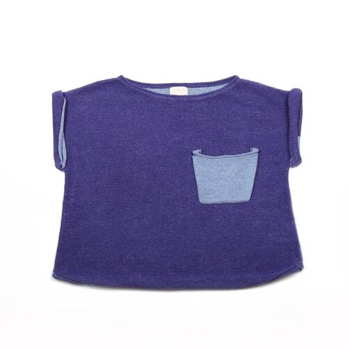 Casual Pocket T Indigo