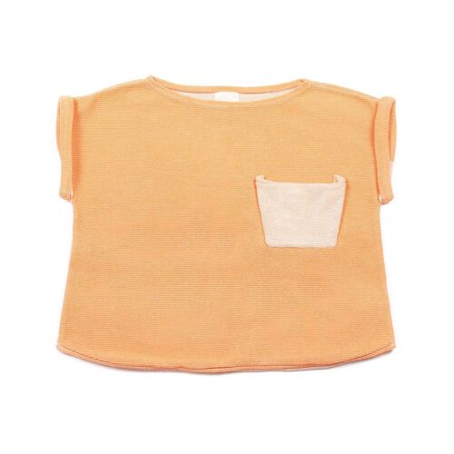 Casual Pocket T Peach