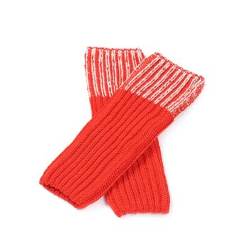 Chunky Leg/Wrist Warmer Scarlet 1