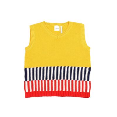 Gilet Coloré Jaune