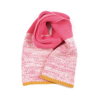 Foulard Torsadé Color Rose