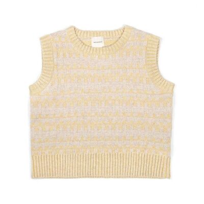 Gilet Fairisle Giallo