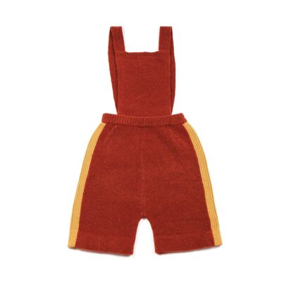 Fluffy Dungaree Maroon