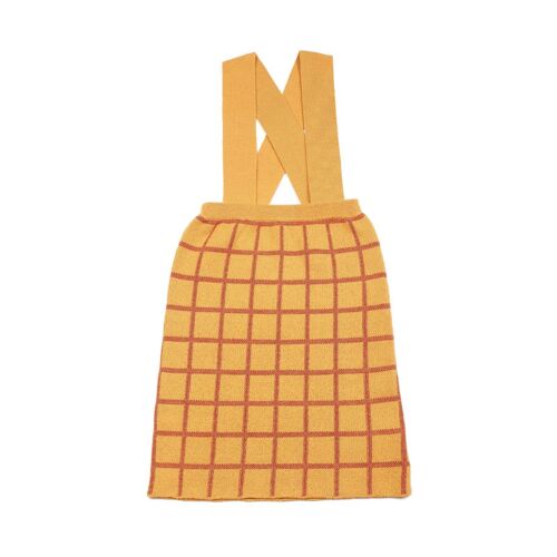 Midi Pencil Grid Mustard