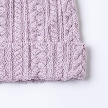 Bonnet Millet Gris Violet 3