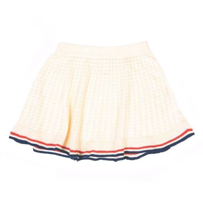 Pointelle Skirt Cream