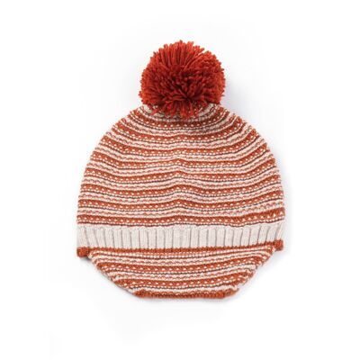 Cappello Pom Pom Caramello