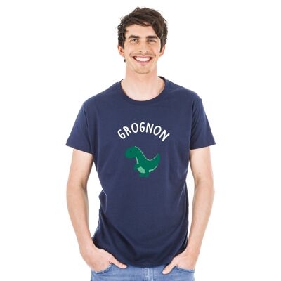 TSHIRT NAVY GROGNON homme