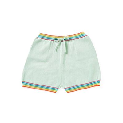 Rainbow Shorts Milchgrün