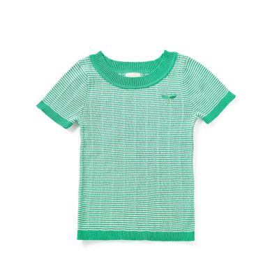 Maglione a costine Verde