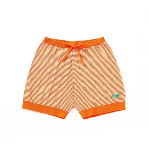 Ribbing Shorts Orange