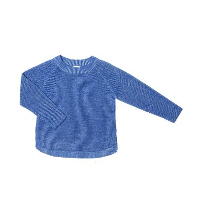 Lächeln Pullover Blau